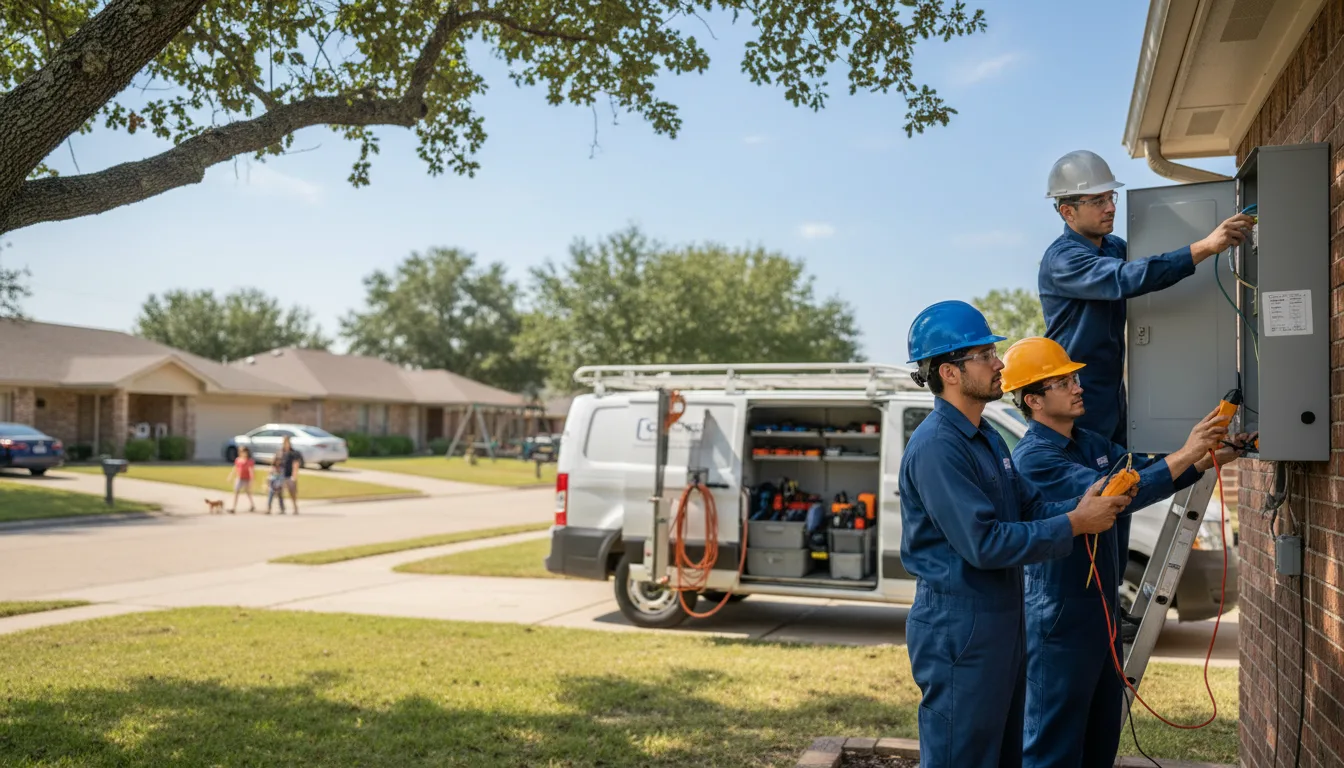 Certified electrician providing emergency electrical services in Grantsburg, IL